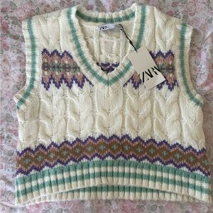 Zara Cream Vest